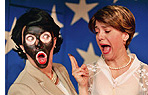 Kate London & Shirley Anderson as "Hillary/Condi" and "Laura"