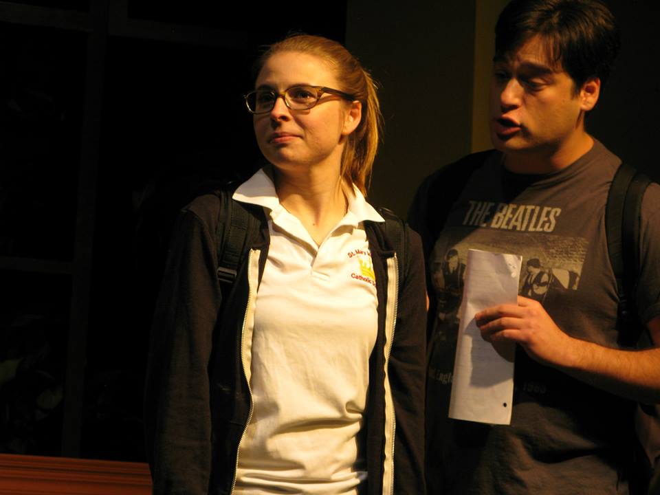 Jason regales Nora (Julia Griswold) with some "fun facts" about the music of 1973.