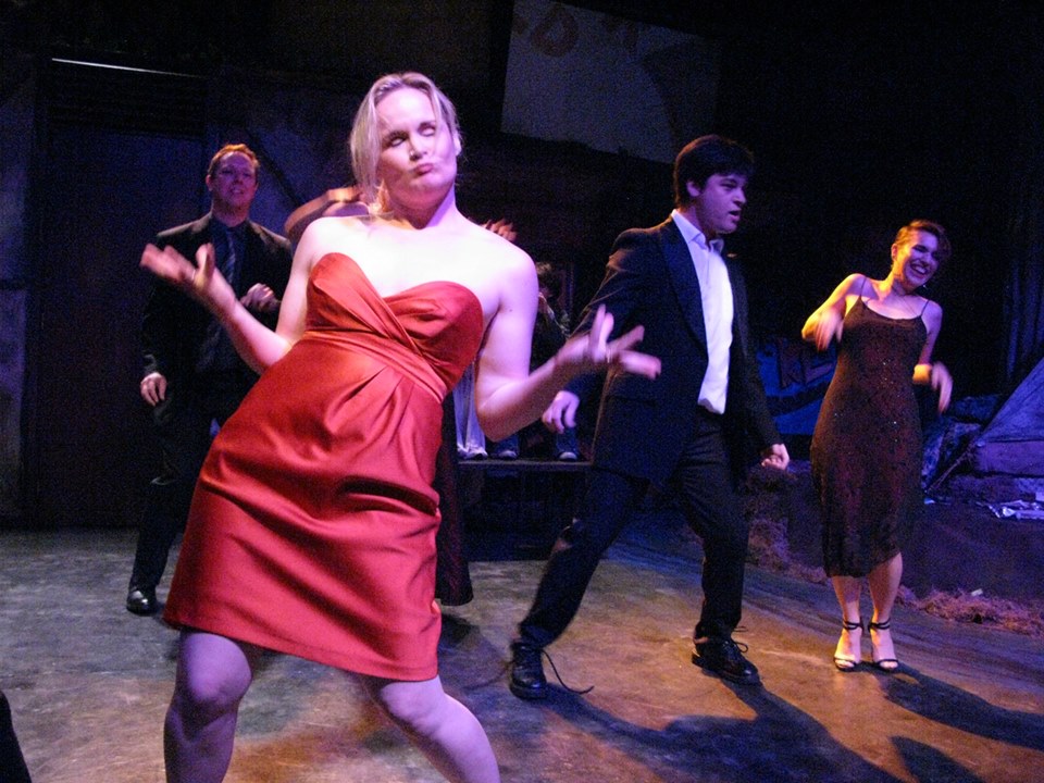 Dancing at prom! (L-R: Chris Millar, Cj Merriman, Ari Radousky & Dana DeRuyck)