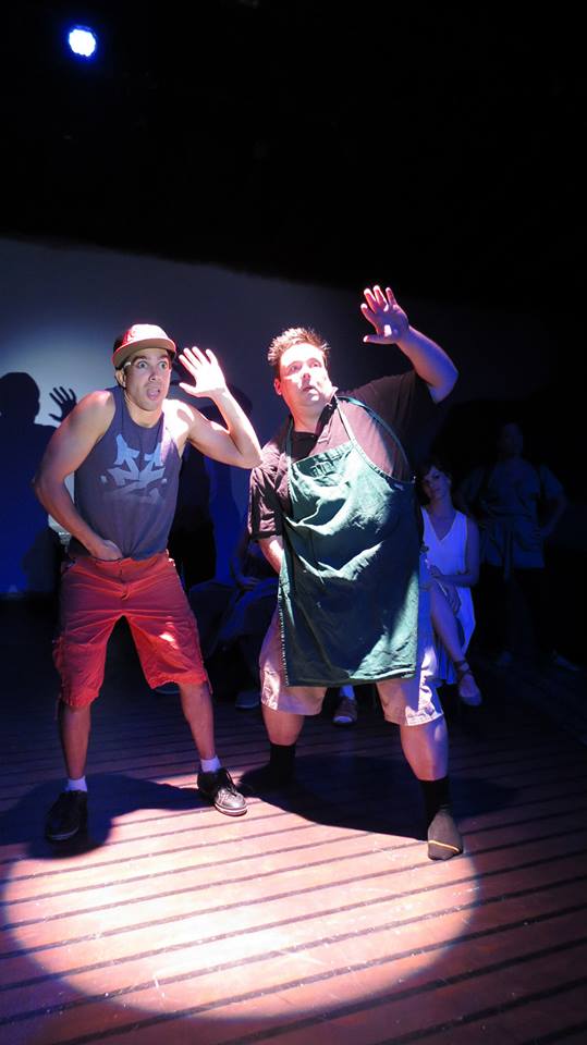 Marty (Andrew Joseph Perez) and Dionysus get into drunken trouble with the cops.