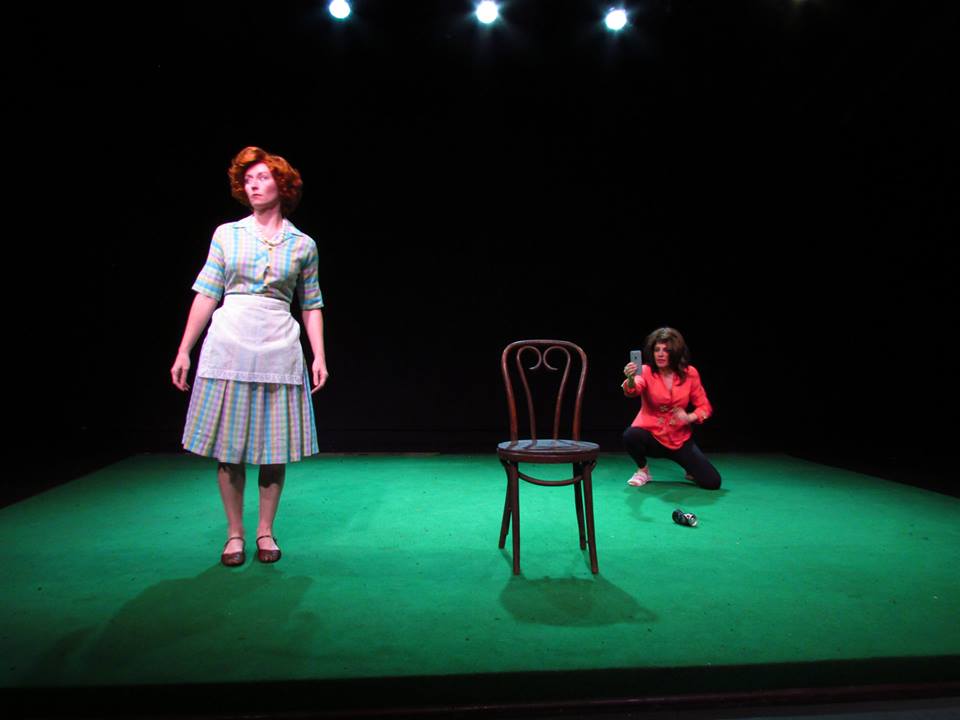 The ghost (Monica Greene) is filmed by Maisie (Melanie Minichino), who hopes to gain viral video fame.
