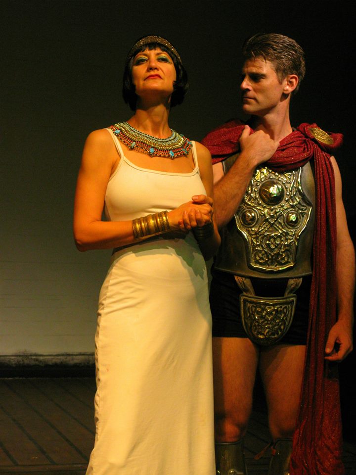 Cleopatra (Cynthia Beckert) and Marc Antony (Will McMichael).