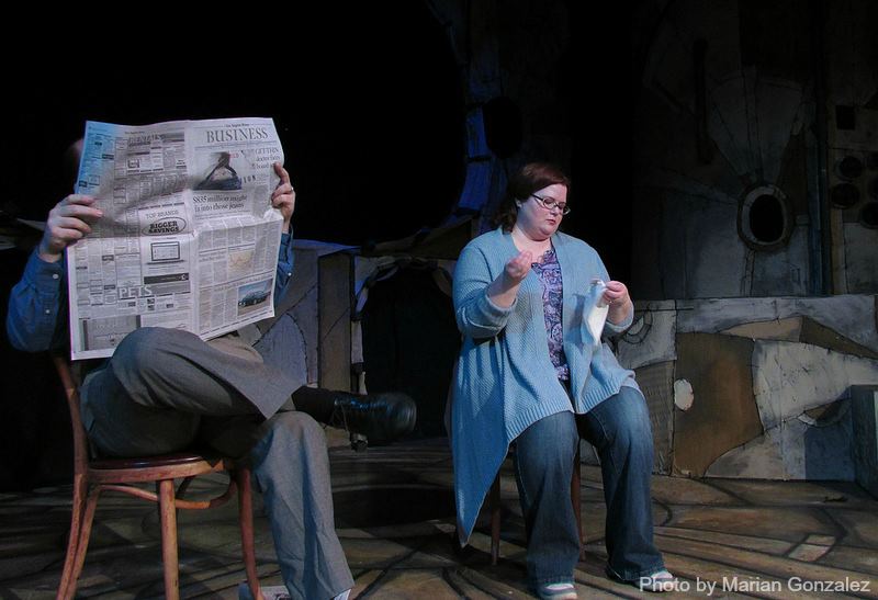 Father Sam (David LM McIntyre) and mother Sharon (Alyssa Preston)