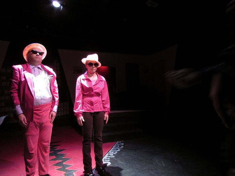 The strange Men in Pink (Joseph Beck & Julia Griswold)
