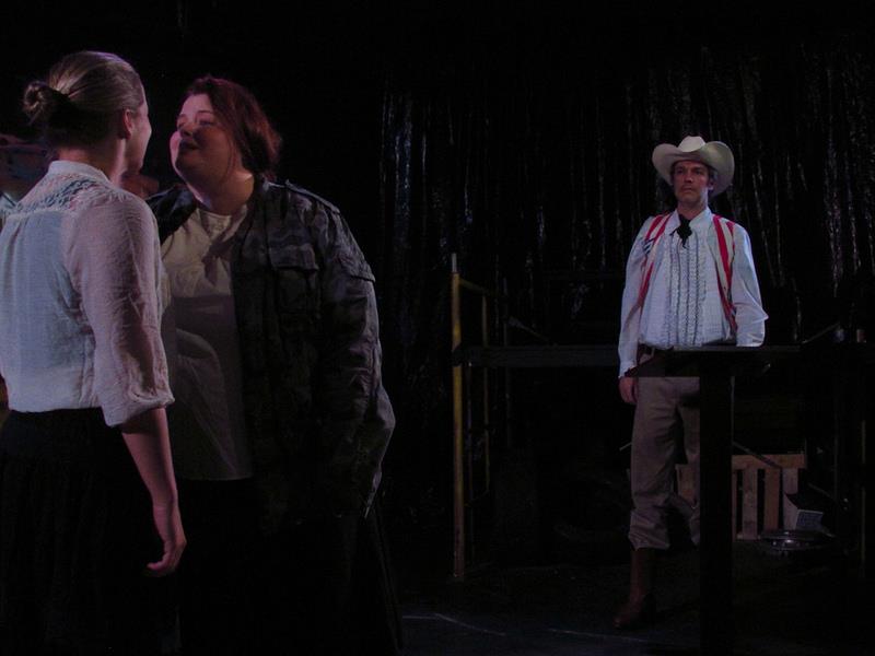 Emma (Alyssa Preston, center) is the leader of the strike effort.