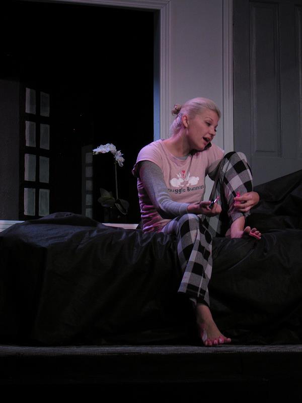 Judith (Erin Holt) talks to her mother.
