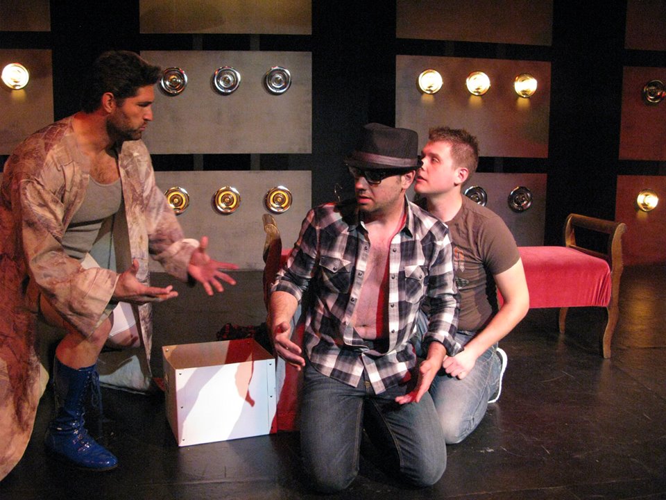 Marlon (Matt Merchant) arrives to sing their new theme song.