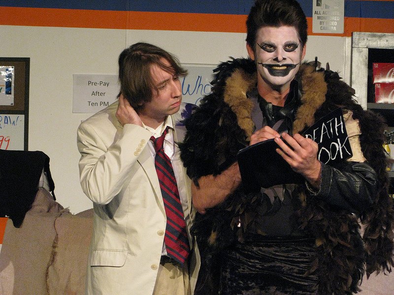 Samil (Will McMichael) thinks a human with a Death Book could lead to fun.