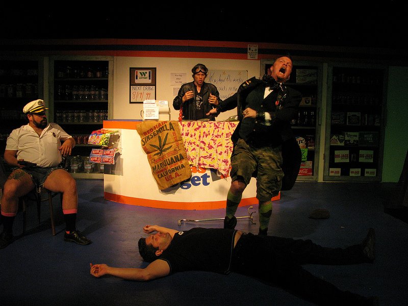 The guys make short work of Conrad (Matt Merchant), a crazed addict who was looking for that new "super-kush."