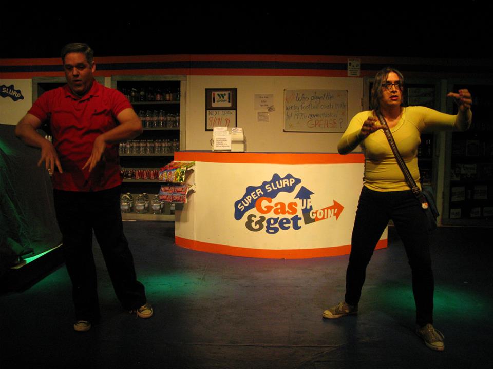Peter (Peter Fluet) and Marian (Marian Gonzalez), friends to the end.