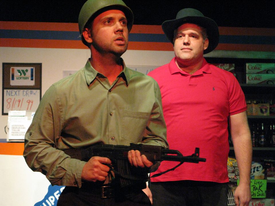 A flashback to that non-specific war, fighting alongside Peter's future nemesis, Mr. Montabello (Bryan Bellomo).