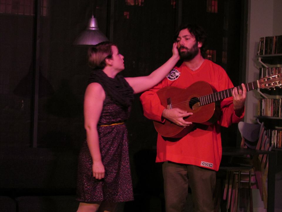 Taylor Swift (Shannon Nelson) and Winston (Zachary Bernstein) sing the praises of the Hydrox cookie.  HAIL H.Y.D.R.O.X.!