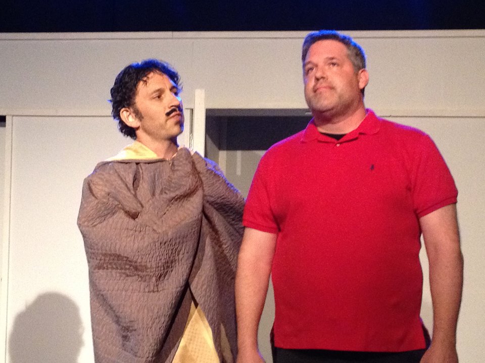 A mustache.  A man.  An incipient plot.