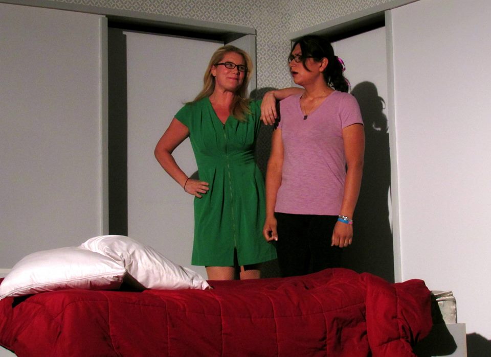 Kelly (Lauren Van Kurin), Marian's new best friend who she's never met before.