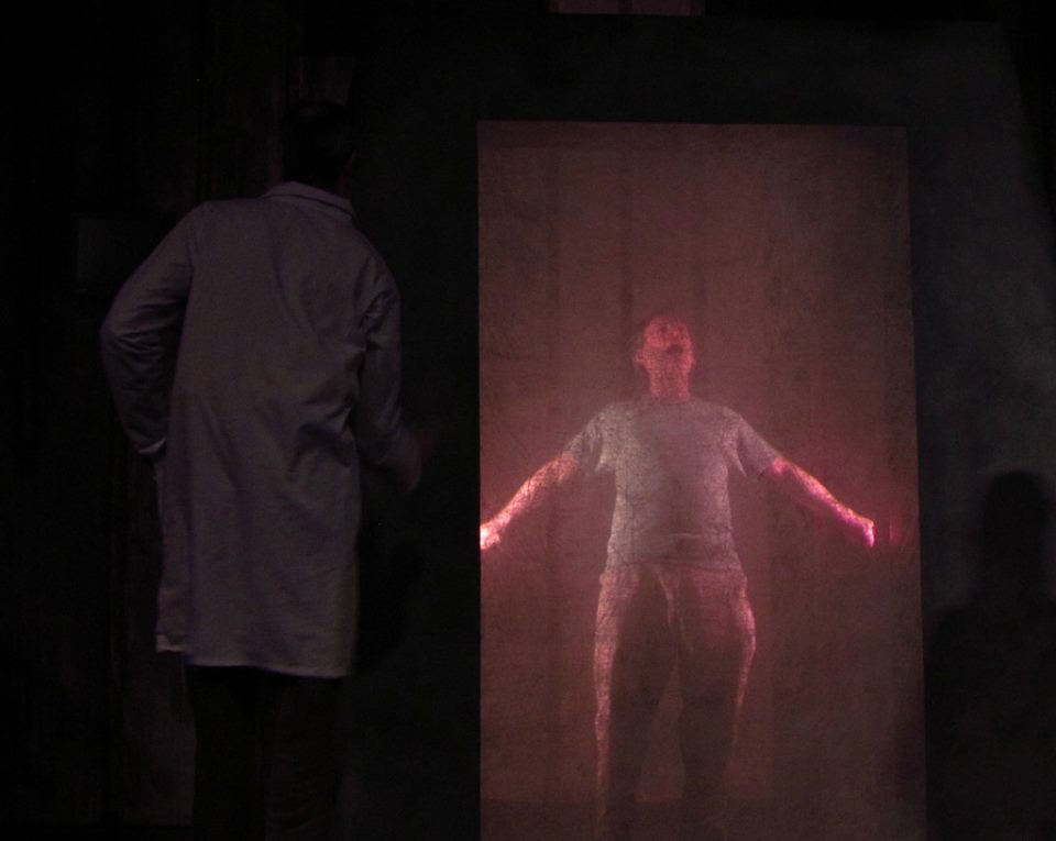 Tom enters the Transmogrifier...