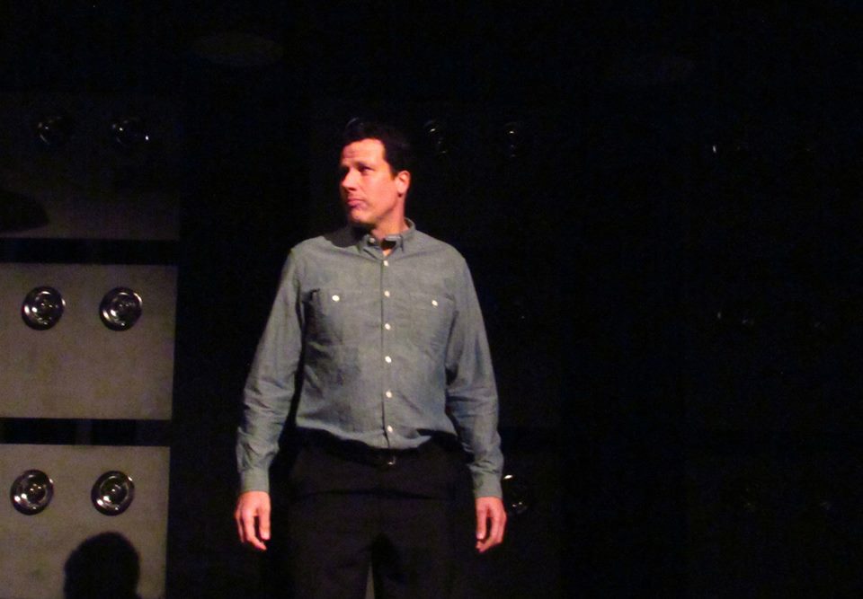 Captain Dillinger (Jonathan Bray) looking arrogant.  I mean, commanding(ly arrogant).