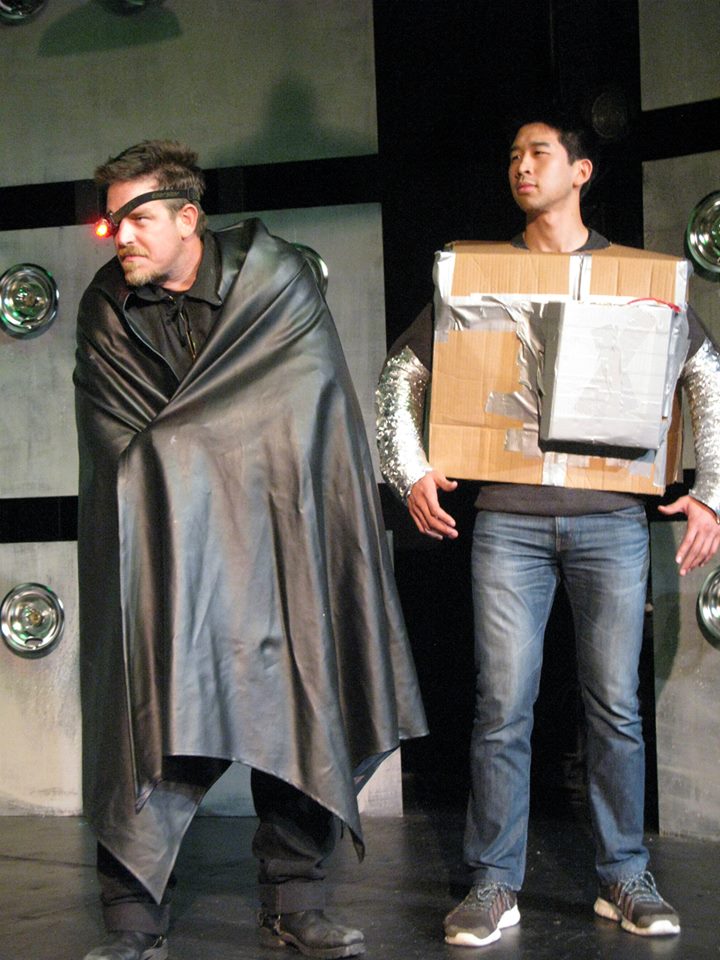 Admiral Astaroth (Joshua Benton) and the Fo-Bot (Jordan Wong).
