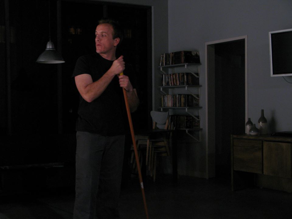 The janitor is used to being alone.