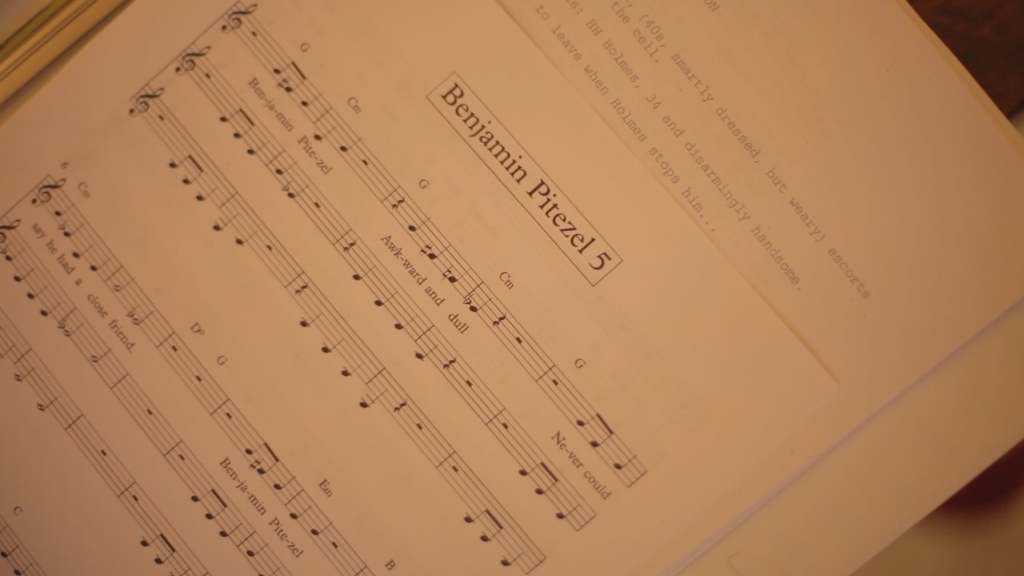 A peek at the score.
